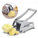 Machine à couper les frites – Trancheuse de pommes de terre en acier inoxydable – Coupe-pommes de terre professionnel Dicer Manuel Hachoir à légumes