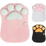 Ensoleille - Tapis de souris ergonomique avec repose-poignet, tapis de souris chat dessin animé avec coussin en gel coussin de poignet tapis de souris