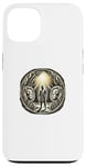 Coque pour iPhone 13 Daniel in the Lion's Den: Faith Defeats Fear Inspirational