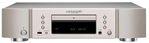 Marantz CD6007 CD Player, Fine Tuned CD Player with USB Port, High Resolution D/A Conversion, Headphone Amplifier, Digital Filters, Silver/Gold, Up to 192 kHz/24 Bits