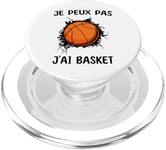 Je peux pas j'ai Basket Pour Joueurs De Basket PopSockets PopGrip pour MagSafe