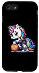 Coque pour iPhone SE (2020) / 7 / 8 Licorne mignonne de joueur de basket-ball