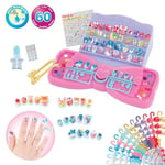 Aquabeads Nail Studio d'ongles à décorer-Loisir créatif et activité Manuelle pour Enfants de 4ans et+ -Manucure enfants-35027, 35027, Multicolore