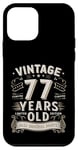 Coque pour iPhone 12 mini Vintage Legend 77 Years Old Limited Edition Men Women Bday