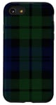 Coque pour iPhone SE (2020) / 7 / 8 Plaid écossais vert noir