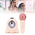 Wireless Kids Karaoke Singing Machine Capsule Shaped BT Speaker with Microphone