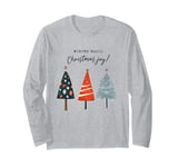 Winter Magic Christmas Joy Boho Xmas Christmas Tree Long Sleeve T-Shirt