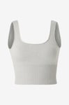 Aim'n - Bh-topp Ribbed Seamless Shaping Bralette - Grå