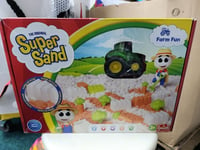 Original Super Sand Farm Fun Playset inc White & Coloured Sand & Accessories