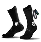 BRISIRA Coolmax Bambou Chaussettes Running Homme Femme De Contention Chaussettes Sport Lot De 3 Paires Compression Sans Couture Anti Ampoule Randonnée,Tailles Sportives 35-51