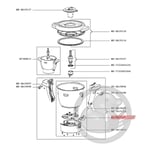 Guide contact x2 résistances robot Companion Moulinex MS-0A19025