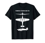 Hawker Hurricane IID British WWII Fighter Plane Gift T-Shirt