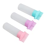 3pcs Root Comb Applicator Bottle For Hair Dye Graduated Scale Squeeze Hair O LSO