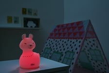 Chicco Lama night light rechargeable sweet lights with USB cable colour changing