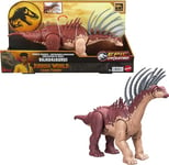 Mattel Jurassic World: La théorie du chaos Netflix - Bajadasaurus Méga Action Figurine articulée de dinosaure, jouet avec cou spécial attaque dévastatrice, épines surdéveloppées, coup de queue, HTK80