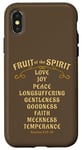 iPhone X/XS Fruit of the Spirit Love Joy Peace Longsuffering King James Case