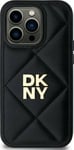 Dkny Dkhcp14spqdslk Apple Iphone 14 6,1&Quot  Fodral För Telefon Svart Quiltad Stack Logo