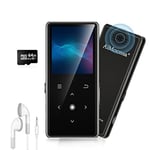 64GB MP3 Player with Bluetooth 5.2, AiMoonsa Music Player with Built-in HD