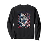 Kamala Tiger I Am The Enemy Within Cat Lover Sweatshirt