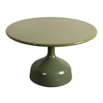 Cane-Line - Glaze Soffbord Stor - Olive Green/Green - Småbord & Sidobord utomhus - Grön - Metall/Sten