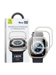 Blueo Sapphire And Titanium Alloy Tempered Glass Protector Kit - Apple Watch Ultra2/Ultra 49mm