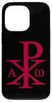 iPhone 13 Pro CHI RHO ALPHA OMEGA CHRISTIAN CROSS SYMBOL Case