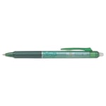 Pilot Stylo à encre gel rétractable FriXion Ball Clicker - pointe fine 0,5 mm avec zone de préhension corps vert verte