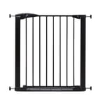 Munchkin Barrière d’Escalier Maxi Secure, Barrière de Sécurité pour Enfants et Animaux avec Fixation par Pression, pour Portes et Escaliers, Installation Facile sans Perçage, 76-82 cm, Noir