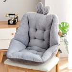 Semi-Enclosed One Seat Cushion Coussins de chaise Coussin de siège de bureau Warm Comfort Sea (gris)-