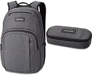 Dakine Backpack Campus M 25L Liter Carbon + School Case Carbon - Gray