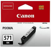 Canon 571 Black Ink Cartridge For Canon Pixma Printer, NEW & SEALED