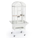 Prevue Pet Products Dometop 34512 Cage à Oiseaux Blanc Craie Taille S