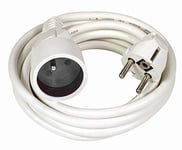 Voltman DIO013121 Rallonge Electrique Adaptateur Multiprise 4 Prises-Prolongateur Film Ho5Vvf 3G1,5 5M Blanc