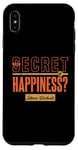 iPhone XS Max The Secret of Happiness? Intense Workouts Motivational Quote Case