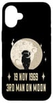 iPhone 16 Plus Moon Landing Apollo Third Man on Moon in November 1969 Case