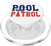 Swimming Swimmer Swim Pool Patrol Coach Dad PopSockets PopGrip for MagSafe