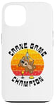 Coque pour iPhone 13 Champion du jeu de grue drôle