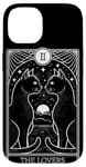 iPhone 14 Tarot Card Mystic Cats | The Lovers Couples Valentines Day Case