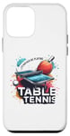 Coque pour iPhone 12 mini I'd Rather Be Playing Table Tennis Player Ping Pong Paddle