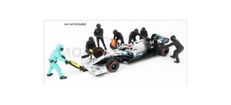 American Diorama 76551 Figures - F1 Set 1 2020 - Diorama Pit-Stop Set 7 X Meccan