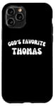 Coque pour iPhone 11 Pro Thomas préféré de Dieu - Religieux chrétien drôle