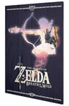 Poster en bois The Legend of Zelda Breath of the Wild Silhouette 40 x 59.3 cm