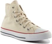 Converse Chuck Taylor All Star 159484 Canvas Hi Top Trainer Natural UK 3 - 12