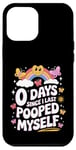 Coque pour iPhone 12 Pro Max 0 jours depuis la dernière fois que je me suis fait caca Funny Poop Groovy