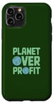 Coque pour iPhone 11 Pro Journée de la Terre Planet Over Profit 2025