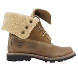 Kids Boys UK 10 Timberland 6" Winter Boots Shearling Taupe Brown Primaloft