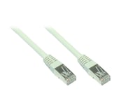 Good Connections Rns - Patch-Kabel - Rj-45 (M) Bis Rj-45 (M) - 15 Cm - Sf/Utp - Cat 5E - Geformt, Ohne Haken - Grau