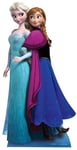 Anna and Elsa Frozen Cardboard Cutouts Stand Up Great Standees for Frozen Fans!