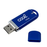 Pen Drive x USB 128 Go 2.0 Cool Cover Bleu