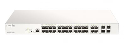 28-Port Gigabit PoE+ Nuclias Smart Managed Switch including 4x 1G Com